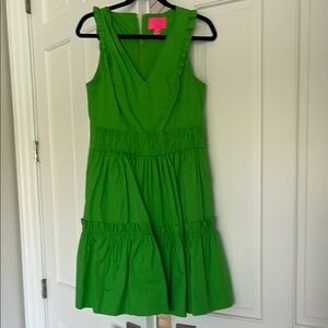 Vibrant Green Sleeveless Dress Lilly Pulitzer